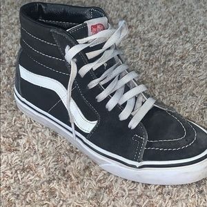 Black vans hightops!!